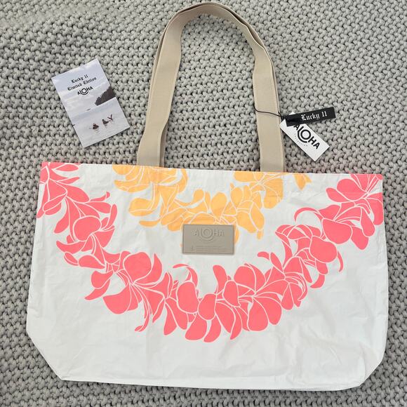Aloha Collection Handbags - Aloha Collection• LUCKY 11 Plumeria Lei Holoholo Tote Bag Tropical